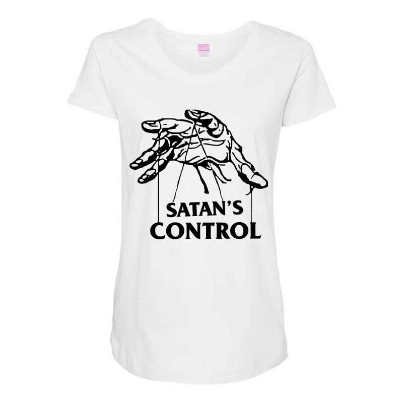 Satans Control Maternity Scoop Neck T-shirt by Jovanka Tees | Artistshot