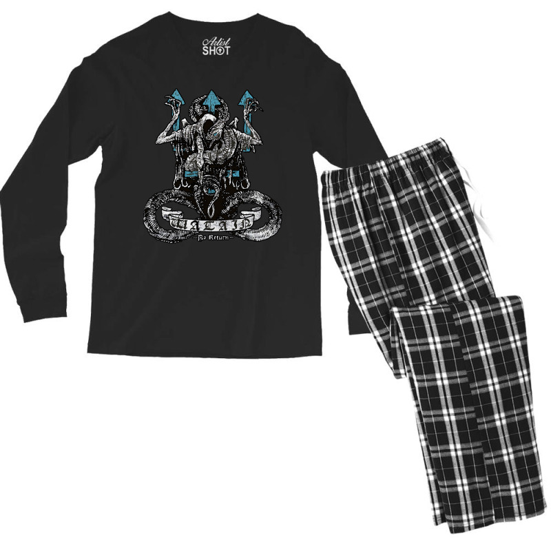 Guitarist T-shirt 3 (80) Men's Long Sleeve Pajama Set by ArtistAlexus | Artistshot