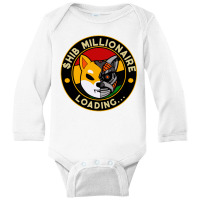 Shib Millionaire Loading Long Sleeve Baby Bodysuit | Artistshot