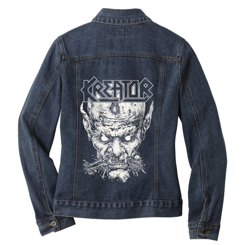 Music Vintage Retro Heartwork    Gifts Women Ladies Denim Jacket by ArtistAlexus | Artistshot