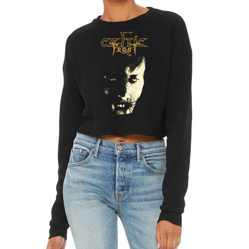 Vintage Retro Malevolent  For Mens Womens Cropped Sweater | Artistshot