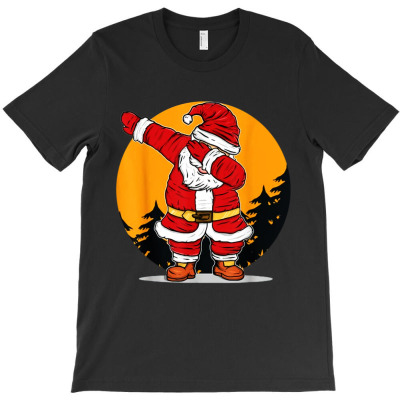 Xmas Christmas Dabbing T-shirt Designed By Tony L Barron