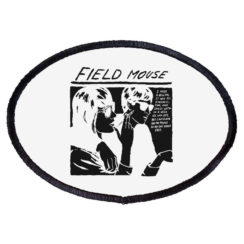 Field Mouse B Oval Patch | Artistshot