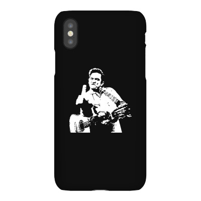 Johnny Cash Middle Finger Shirt Johnny Cash Middle Finger Poster Johnn Iphonex Case Designed By Tee Shop