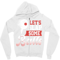 Let's Slap Some Balls Ping Pong Zipper Hoodie | Artistshot