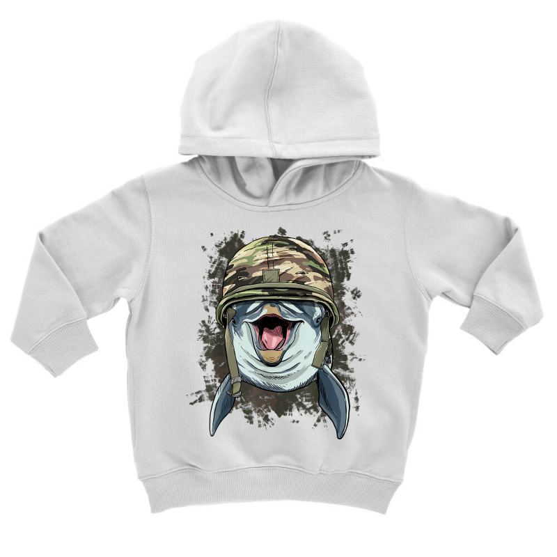 Dolphin Military Soldier Veterans Day Marine Biology Dolphin T Shirt Toddler Hoodie by komulavcasante6 | Artistshot