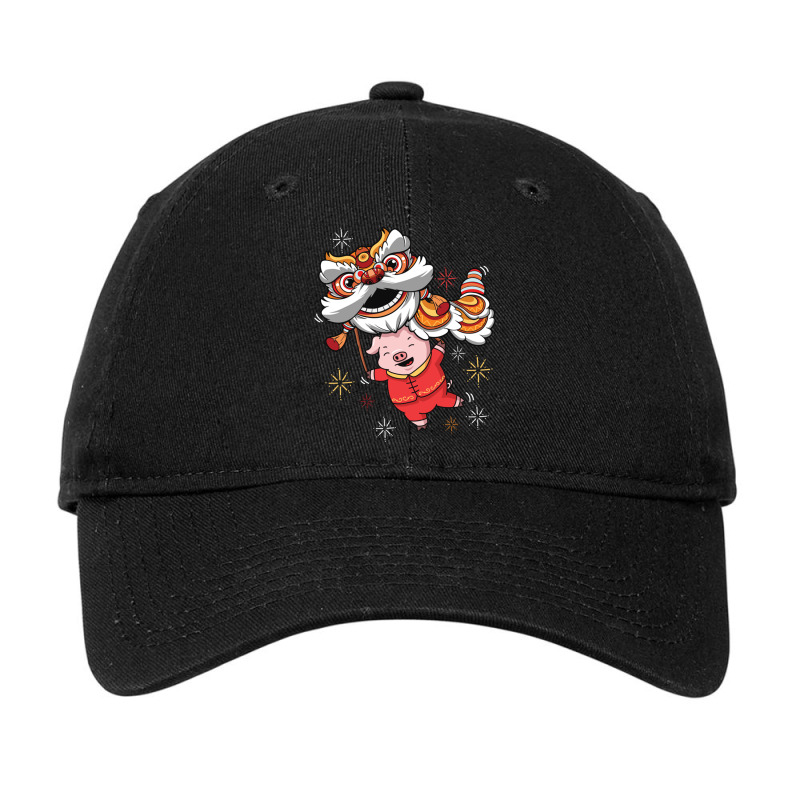 Dragon Lion Dancing Pig Chinese New Year 2019 Adjustable Cap by Hoang95 | Artistshot