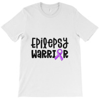 Epilepsy Warrior Shirt Kids Purple Ribbon Awareness Women T-shirt | Artistshot