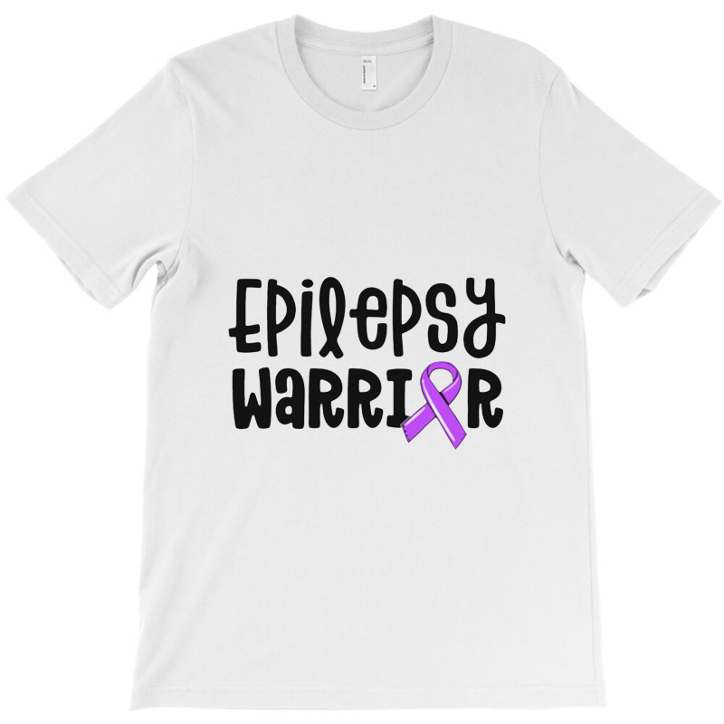 Epilepsy Warrior Shirt Kids Purple Ribbon Awareness Women T-shirt | Artistshot