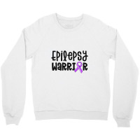 Epilepsy Warrior Shirt Kids Purple Ribbon Awareness Women Crewneck Sweatshirt | Artistshot