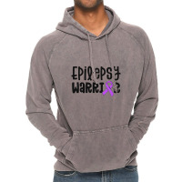 Epilepsy Warrior Shirt Kids Purple Ribbon Awareness Women Vintage Hoodie | Artistshot