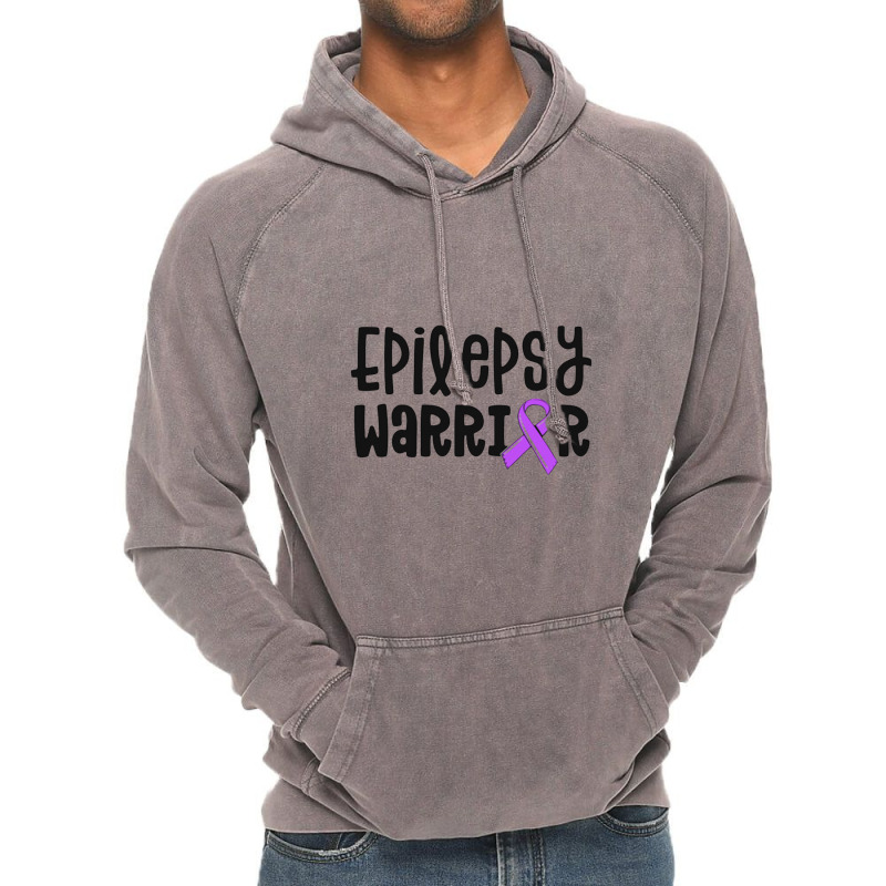 Epilepsy Warrior Shirt Kids Purple Ribbon Awareness Women Vintage Hoodie | Artistshot