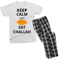 Keep Calm And Eat Challah Funny For Messianic Believers T Shirt Men's T-shirt Pajama Set | Artistshot