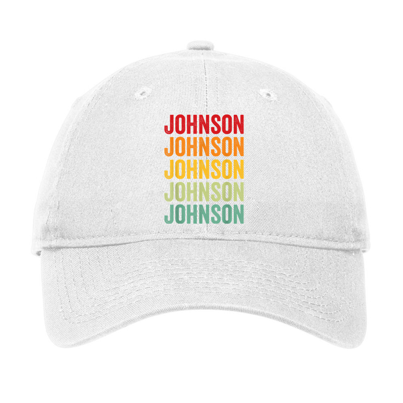 Johnson County, Nebraska, Rainbow Text Design T Shirt Adjustable Cap by komulavcasante6 | Artistshot