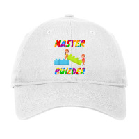 Master Builder, Brick Builder Blocks Building, Toys For Kids T Shirt Adjustable Cap | Artistshot