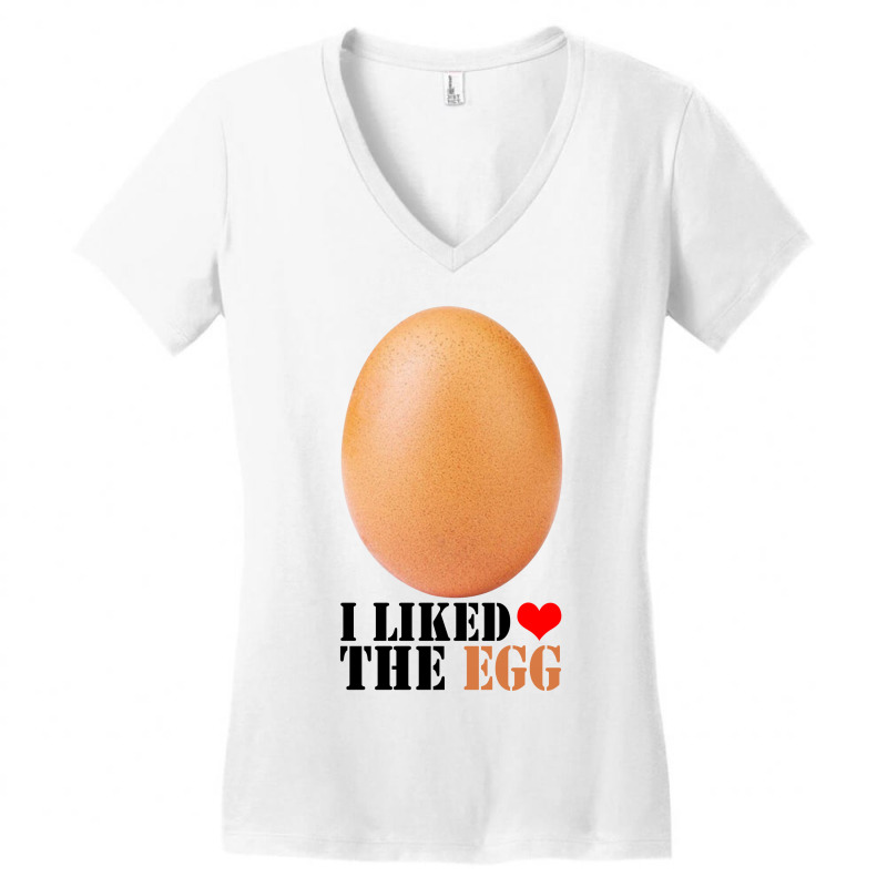 I Liked The Egg For Light Women's V-Neck T-Shirt by autlu2024 | Artistshot