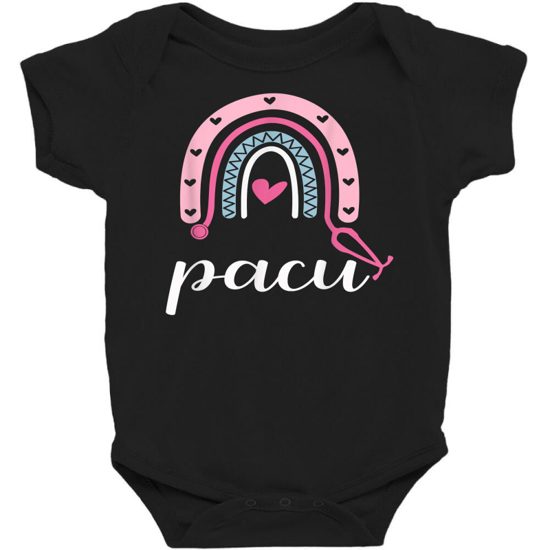 Rainbow Post Anesthesia Care Unit Nurse Pacu T Shirt Baby Bodysuit | Artistshot