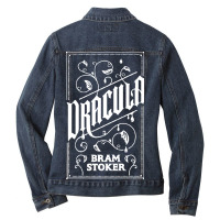 Dracula Novel Ladies Denim Jacket | Artistshot