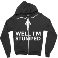 Funny Amputee Disability Prosthetic Legs Amputated Men Women Zipper Hoodie | Artistshot