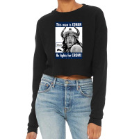 Crushs Your Enemies Merch Cropped Sweater | Artistshot