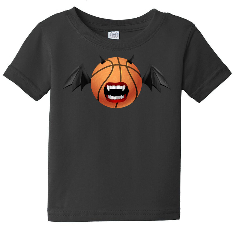 Basketball Halloween T  Shirt Vampire Basketball Bat Basketball Lovers Baby Tee by nnolan42 | Artistshot