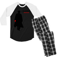 Graphic Picture  British Films Characters Funny Gifts Boys Girls Men's 3/4 Sleeve Pajama Set | Artistshot