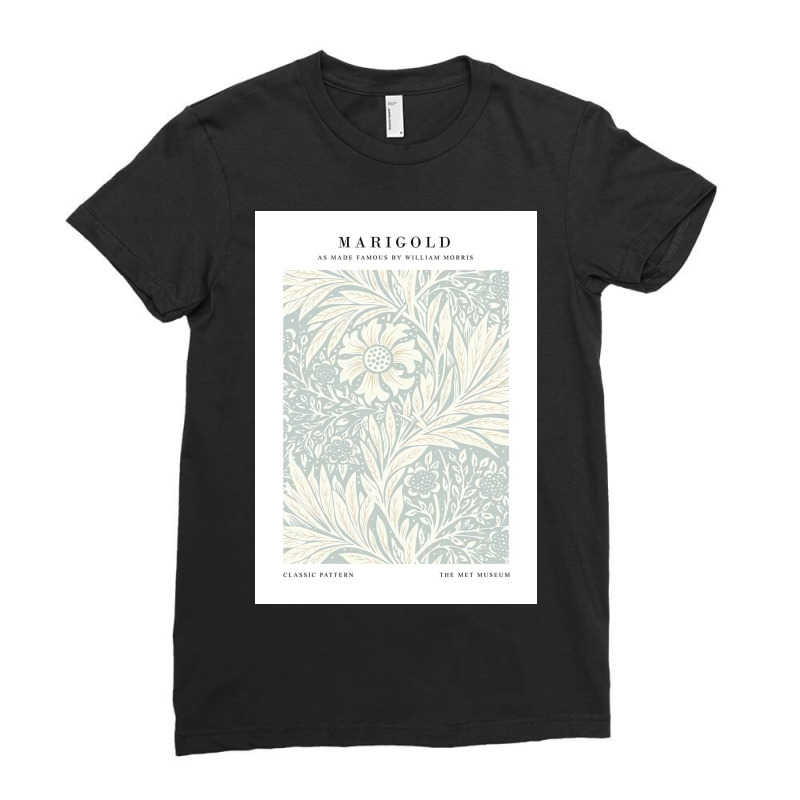 William Morris Marigold Ladies Fitted T-Shirt by Rayna K | Artistshot