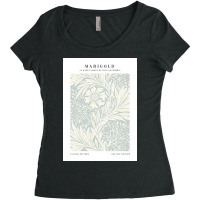 William Morris Marigold Women's Triblend Scoop T-shirt | Artistshot