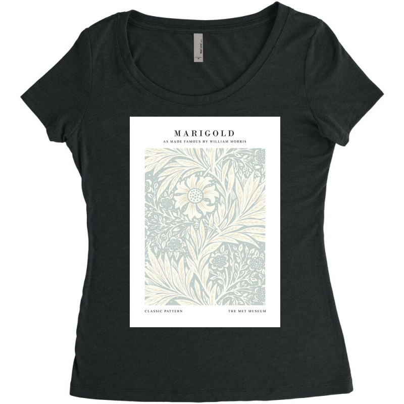 William Morris Marigold Women's Triblend Scoop T-shirt by Rayna K | Artistshot