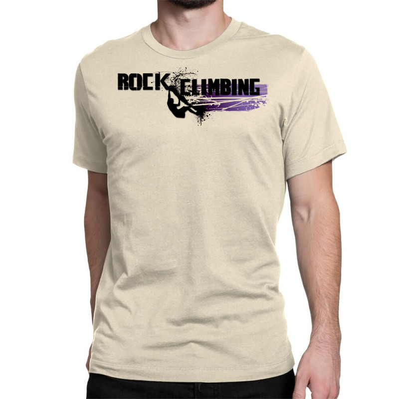 Rock Climbing Girl Classic T-shirt by DitreamX | Artistshot