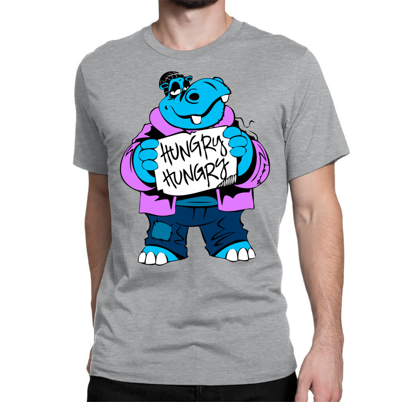 Hungry Hippo Classic T-shirt | Artistshot