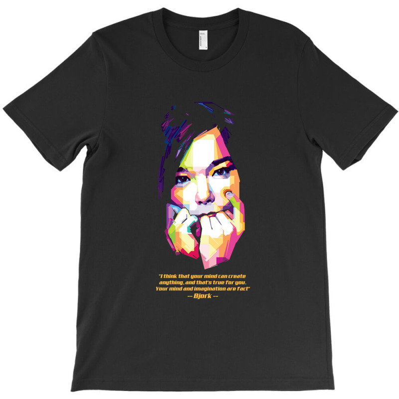 Cartoon Gifts Bjork Pretty Mens Womens T-Shirt by ArtistStacy | Artistshot