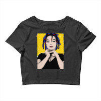 Funny Man Bjork Lover Gifts Women Crop Top | Artistshot