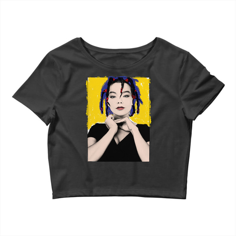 Funny Man Bjork Lover Gifts Women Crop Top by ArtistStacy | Artistshot