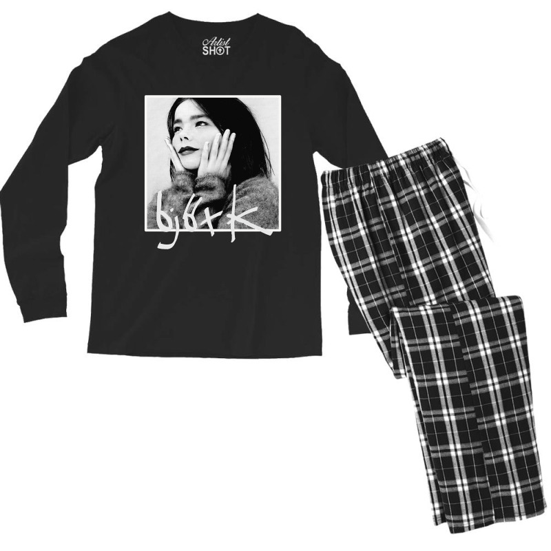 Graphic Music Bjork Pretty Funny Gift Men's Long Sleeve Pajama Set by ArtistStacy | Artistshot