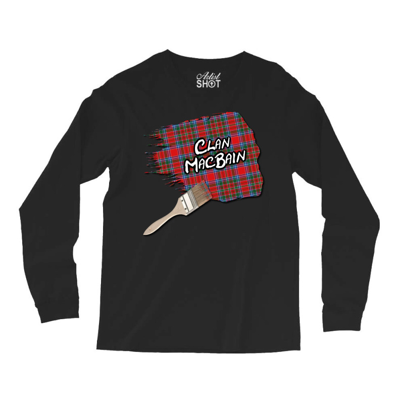 Day Gifts Clan Macbain Funny Gifts Men Long Sleeve Shirts by ArtistCamilla | Artistshot