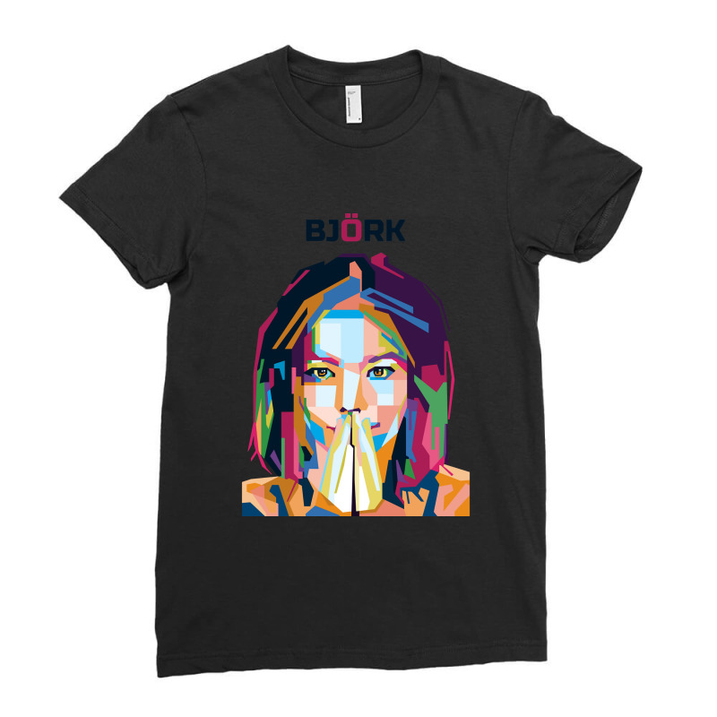 Proud  Bjork Lover For Men Women Ladies Fitted T-Shirt by ArtistStacy | Artistshot