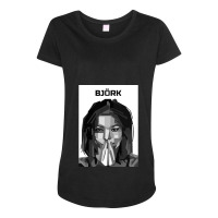 Vintage  Bjork Pretty My Favorite People Maternity Scoop Neck T-shirt | Artistshot