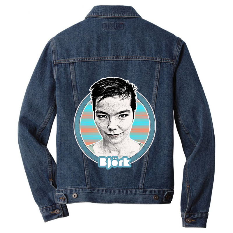 Vintage Photograp Bjork Pretty Gifts Men Men Denim Jacket by ArtistStacy | Artistshot