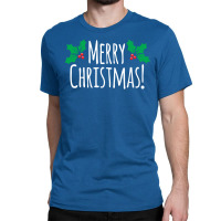 Merry Christmas Berries Classic T-shirt | Artistshot