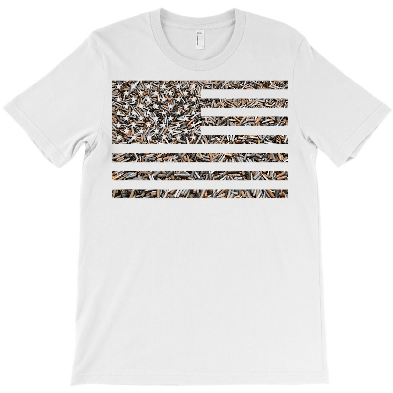 Bullet Casings American Flag  Gun Lover  Shooting Range T Shirt T-shirt | Artistshot