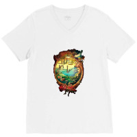 Nature’s Time V-neck Tee | Artistshot