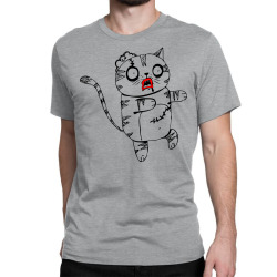 zombie cat Classic T-shirt | Artistshot