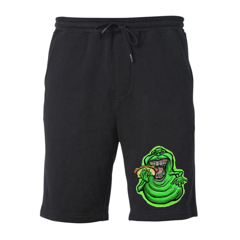 Big The Monster Green Eating Fleece Short | Artistshot