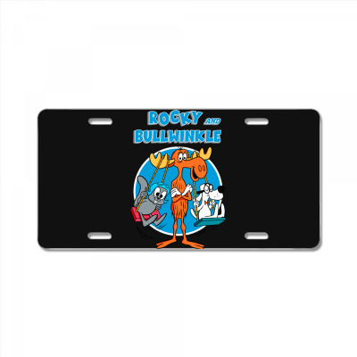 Custom Rocky And Bullwinkle V.2 License Plate By Cm-arts - Artistshot