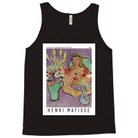 Henri  Jeune Fille Aux Anémones Sur Fond Violet Exhibition Tank Top | Artistshot