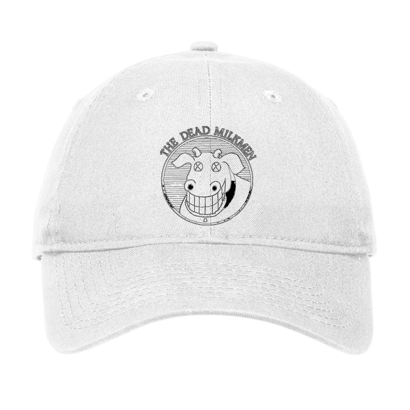 Crazy Smile Cow The Dead Milkmen Adjustable Cap by Irjen | Artistshot