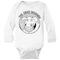 Crazy Smile Cow The Dead Milkmen Long Sleeve Baby Bodysuit | Artistshot