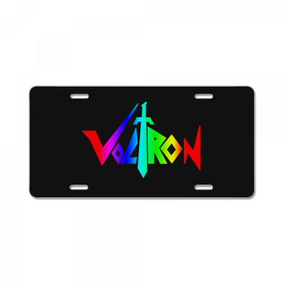 Voltron Rainbow License Plate Designed By Sengul