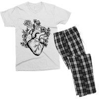 Heart And Flower For Light Men's T-shirt Pajama Set | Artistshot